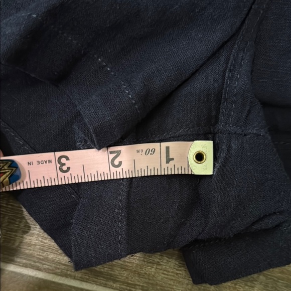 Maurices Navy Blue Cargo linen Shorts Lightweight Relaxed Fit - Picture 5 of 8